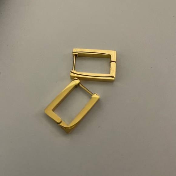 Rectangular earrings - Picture 4 of 4